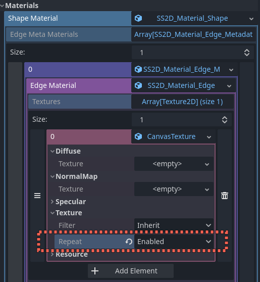 Assigning Texture, Normal Map and Setting Repeat flag
