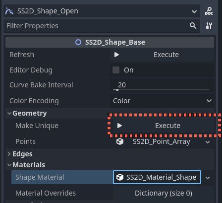 Making Shape Geometry Unique